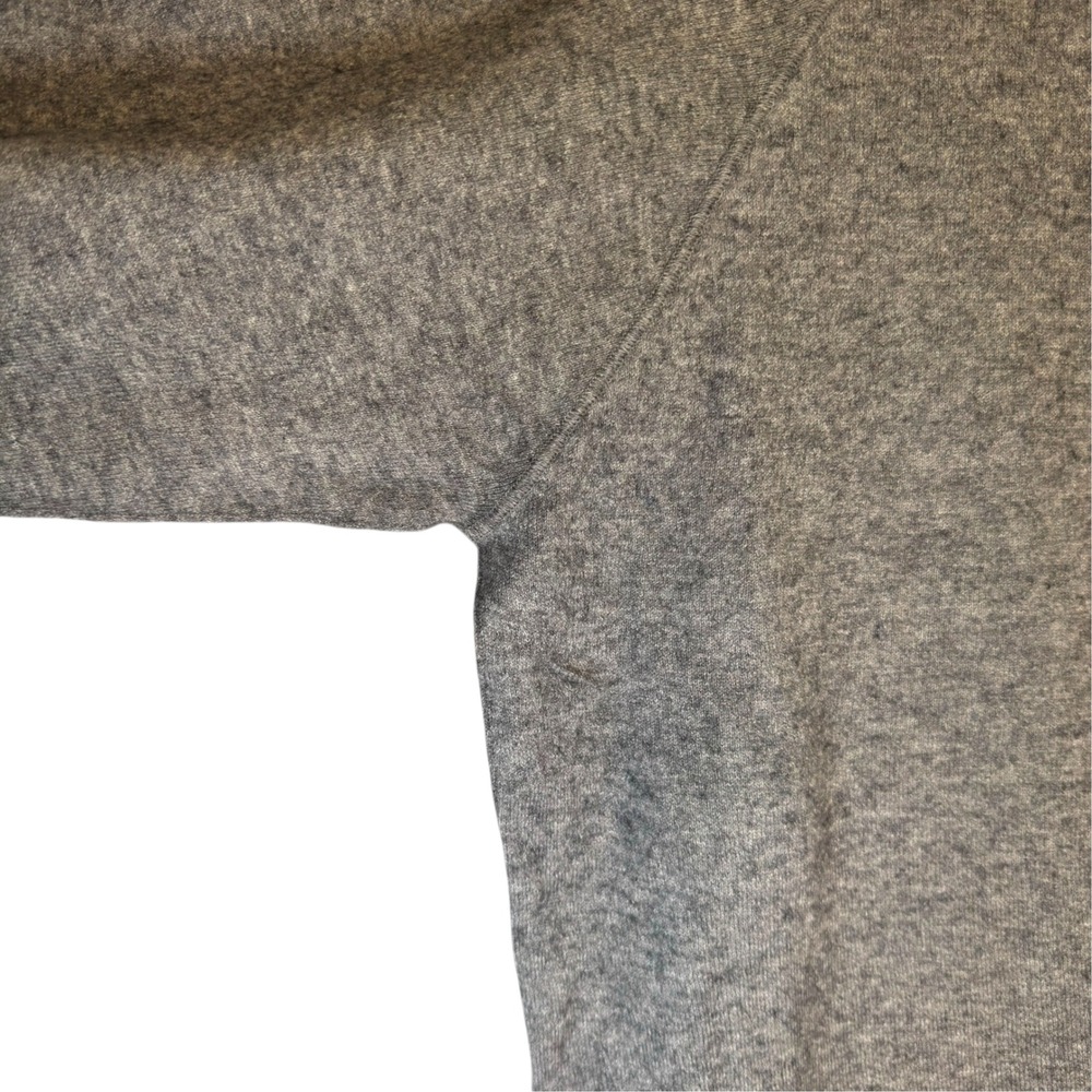 The North Face Quarter Zip Sweater XL Grey Cotton Wool Blend Gorpcore Outdoor - Picture 4 of 8